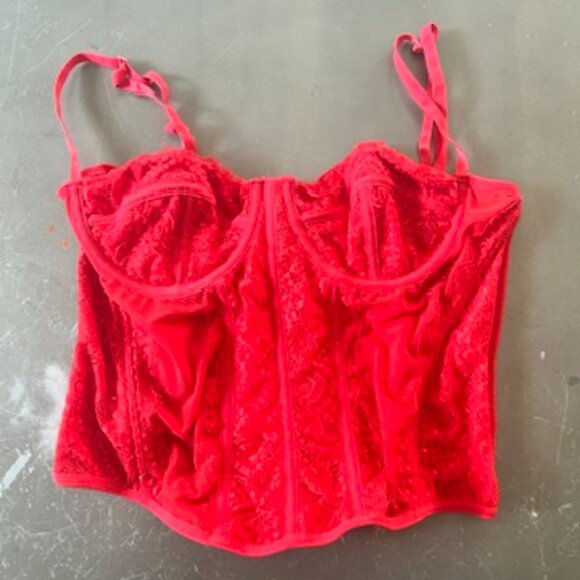 Red corset top - Picture 2 of 5